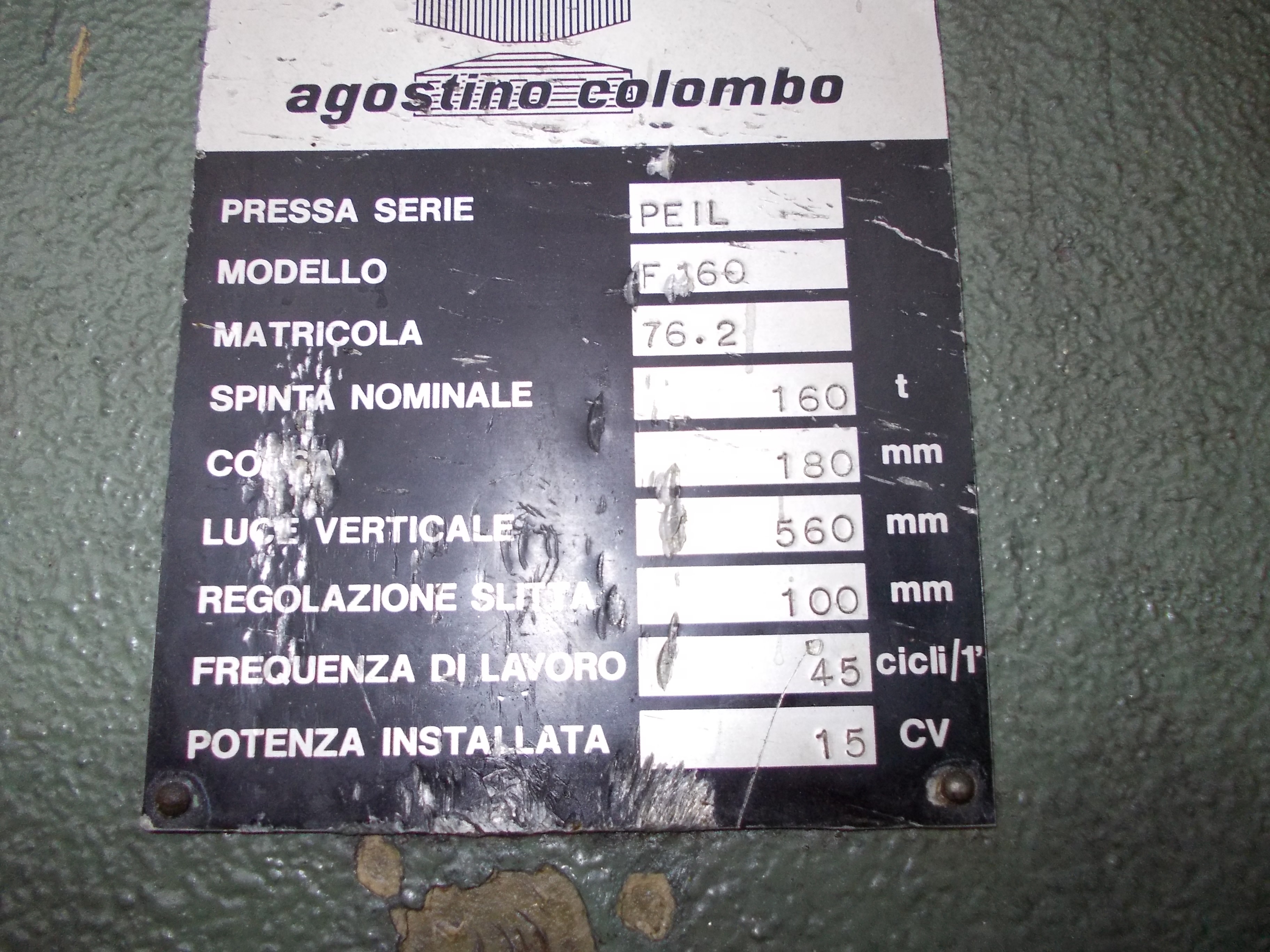 Pressa Agostino Colombo  in vendita - foto 9